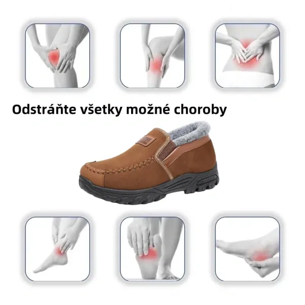 【🎁50% kedvezménnyel ma - ne hagyd ki】Férfi prémium ívtartó, meleg, könnyű, felhúzható sétacipő