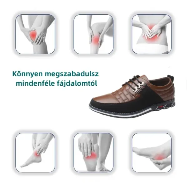 【🎁50% kedvezménnyel ma - ne hagyd ki】Fényes bőr cipő - kiváló minőségű bőr + kézzel varrott👞