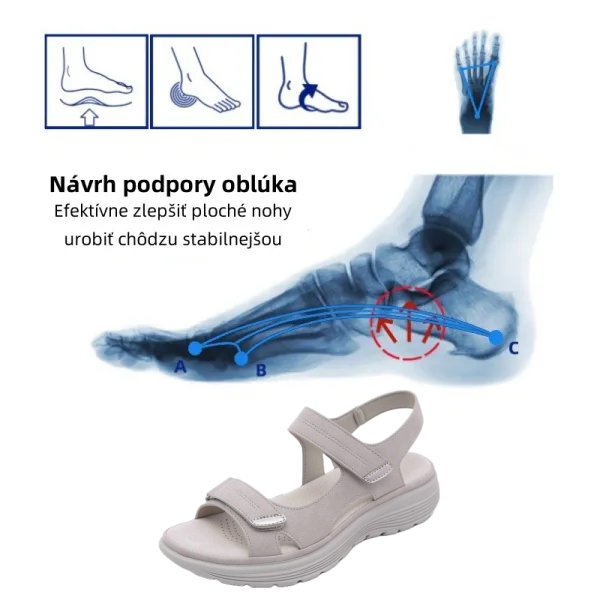 🎁Ma féláron - ne maradj le! Nyári női platformos, párnázott ortopéd szandálok