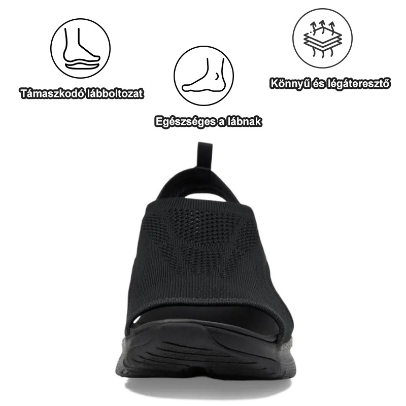 (🎁Ünnepelje meg az új üzlet megnyitását - 50% kedvezmény - félár a helyszínen) Íves vastagtalpú női szandál - Ergonomikus kialakítás
