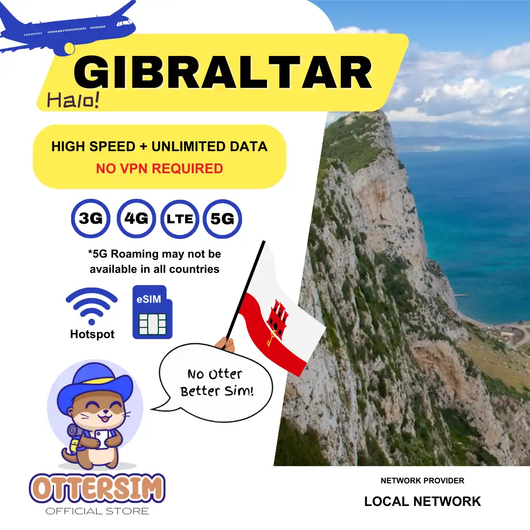 Ottersim eSIM - Gibraltar