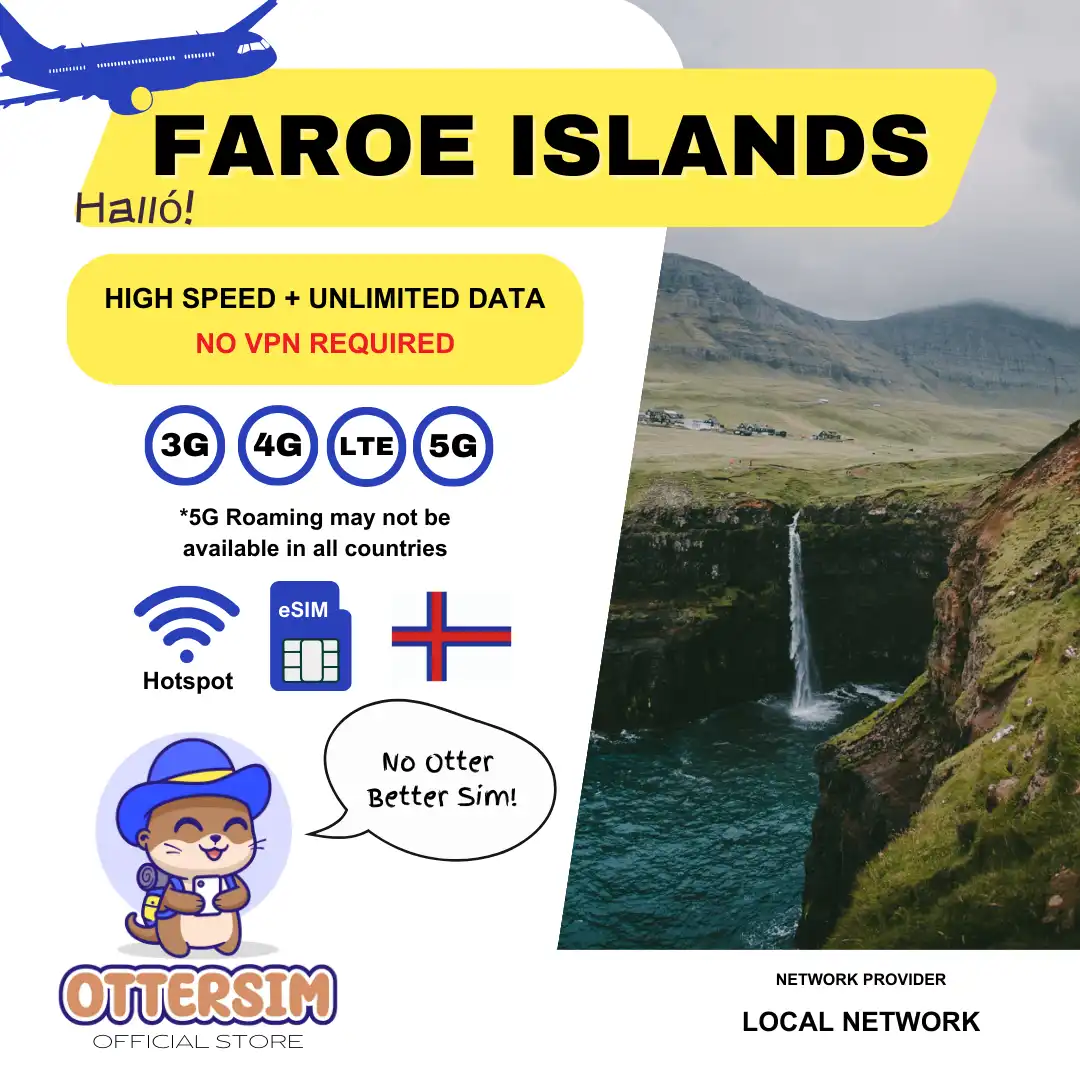 Ottersim eSIM - Faroe Islands