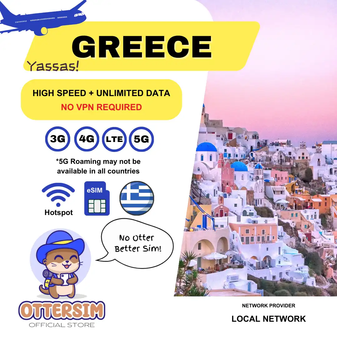 Ottersim eSIM - Greece