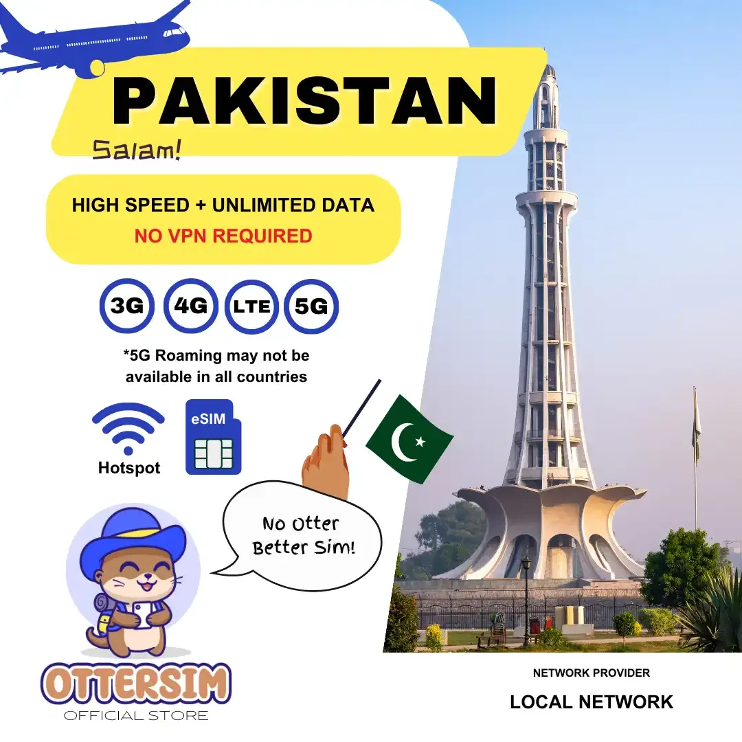 Ottersim eSIM - Pakistan