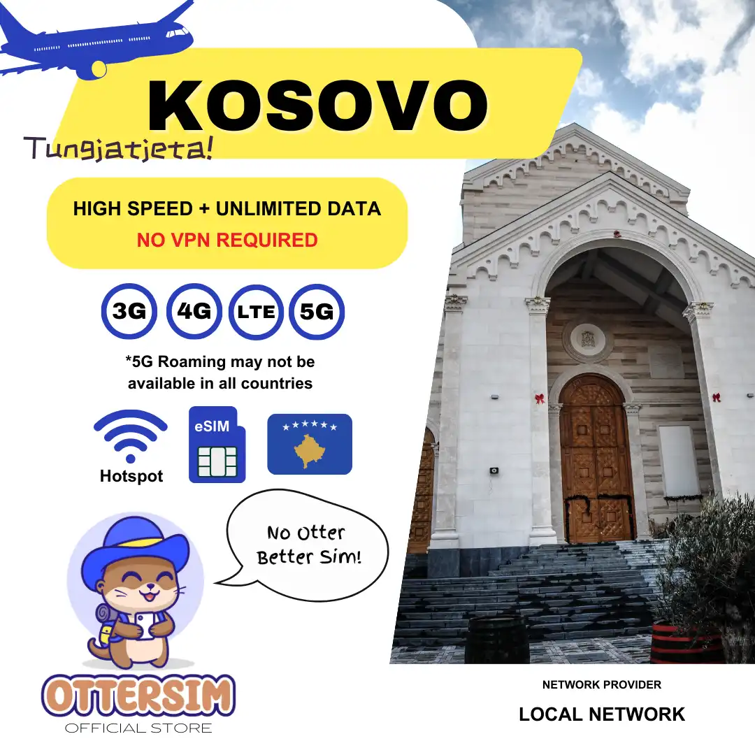 Ottersim eSIM - Kosovo
