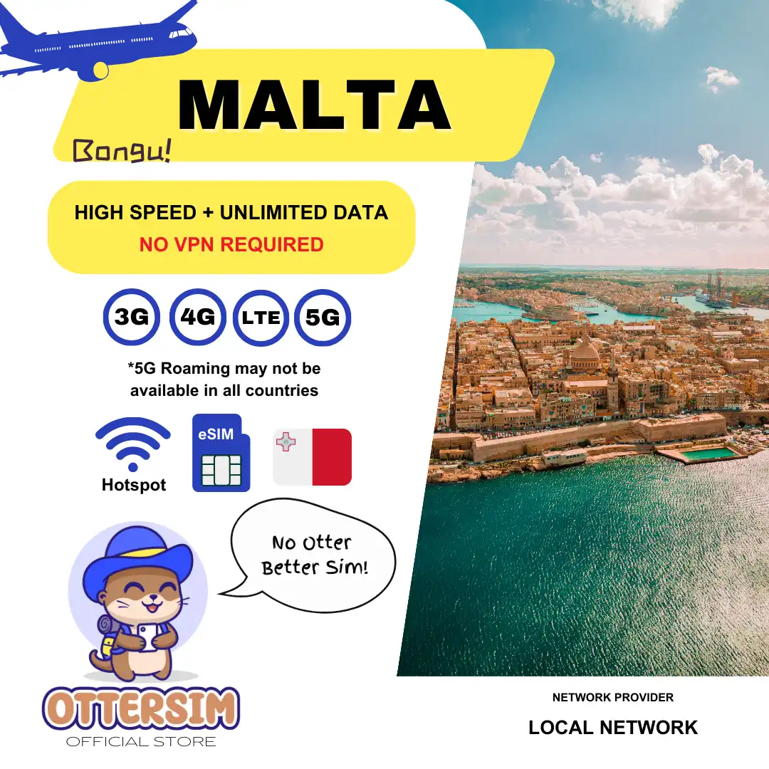 Ottersim eSIM - Malta