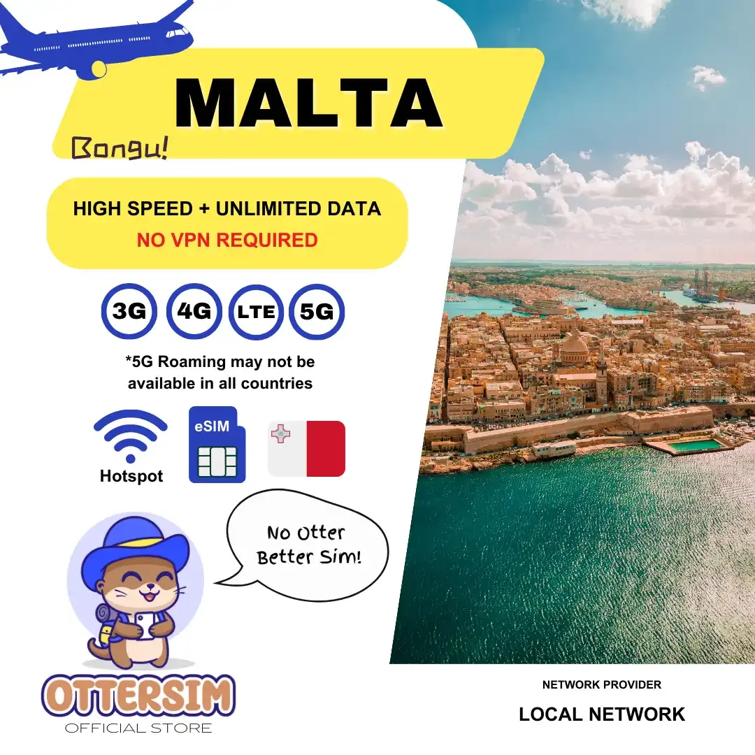 Ottersim eSIM - Malta