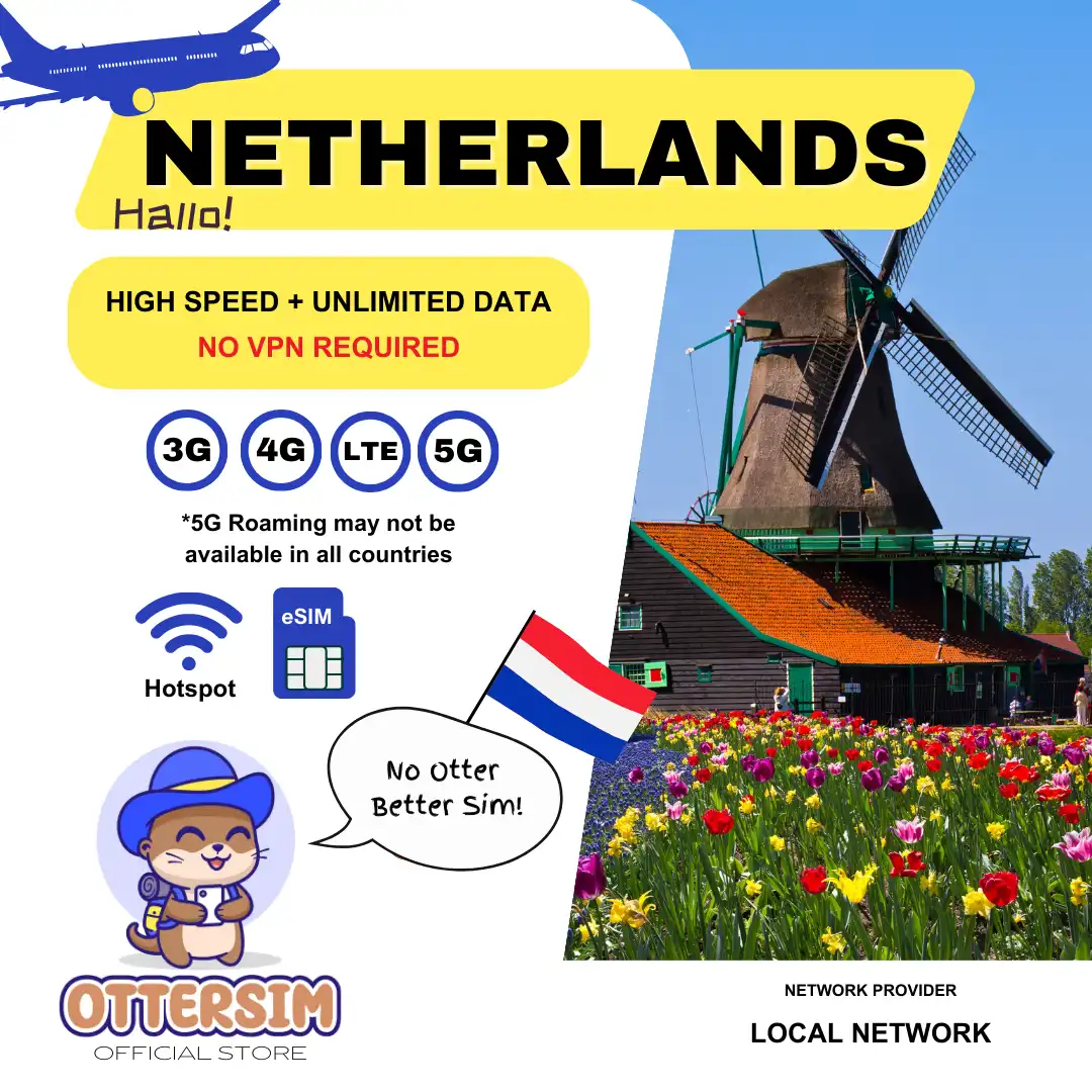 Ottersim eSIM - Netherlands