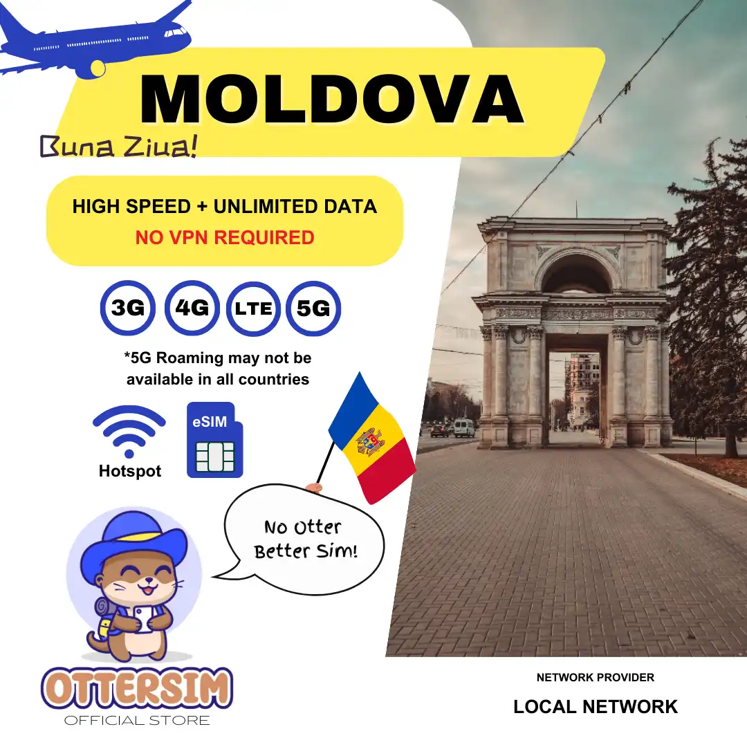 Ottersim eSIM - Moldova