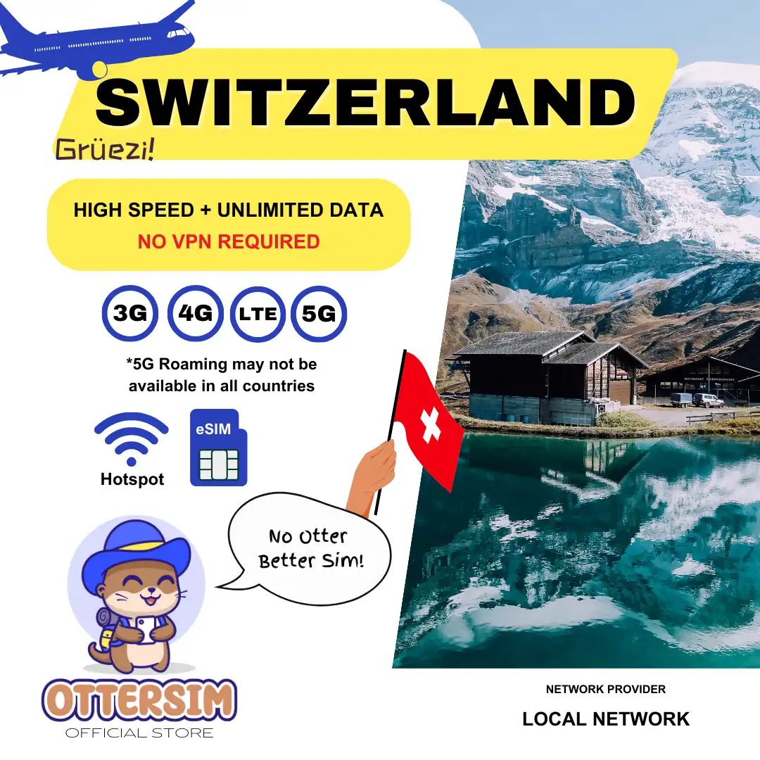 Ottersim eSIM - Switzerland