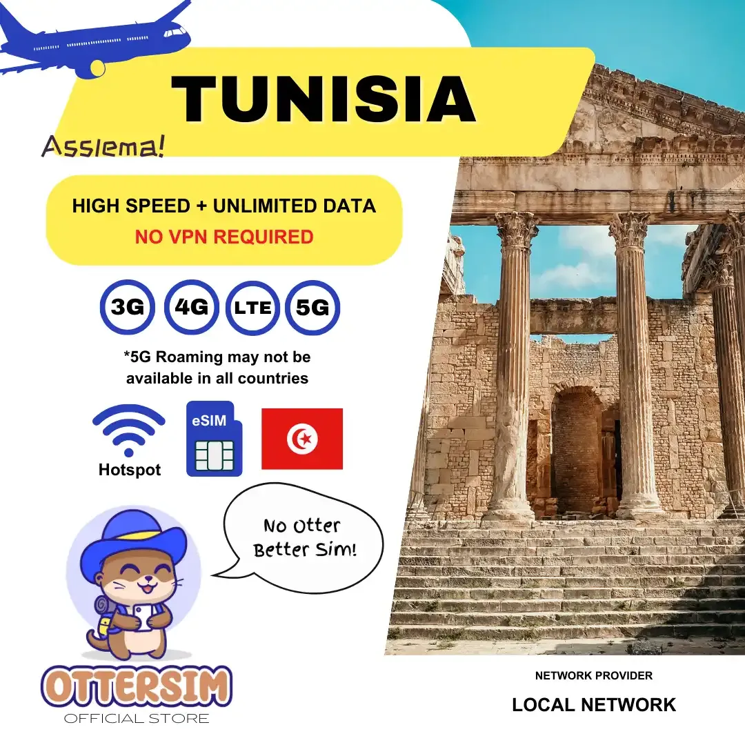 Ottersim eSIM - Tunisia
