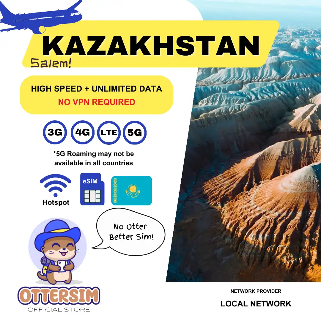 Ottersim eSIM - Kazakhstan