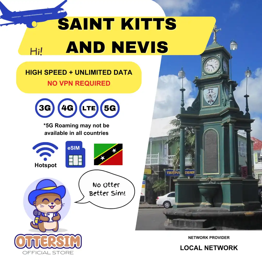 Ottersim eSIM - Saint Kitts and Nevis