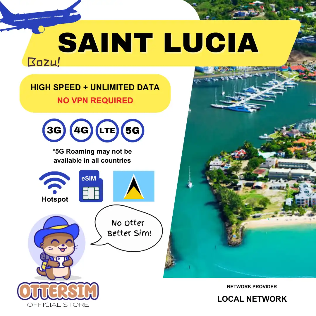 Ottersim eSIM - Saint Lucia