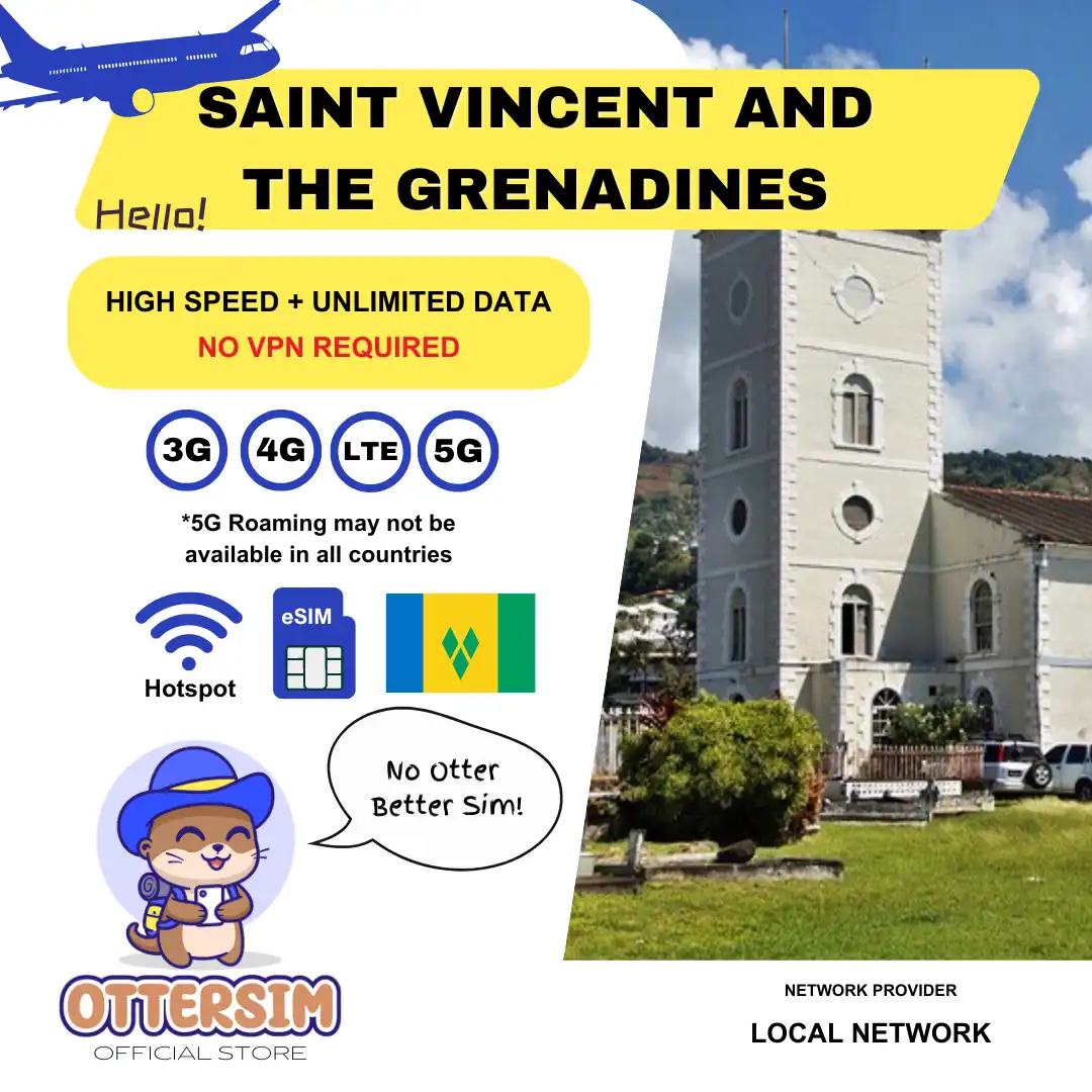 Ottersim eSIM - Saint Vincent and the Grenadines