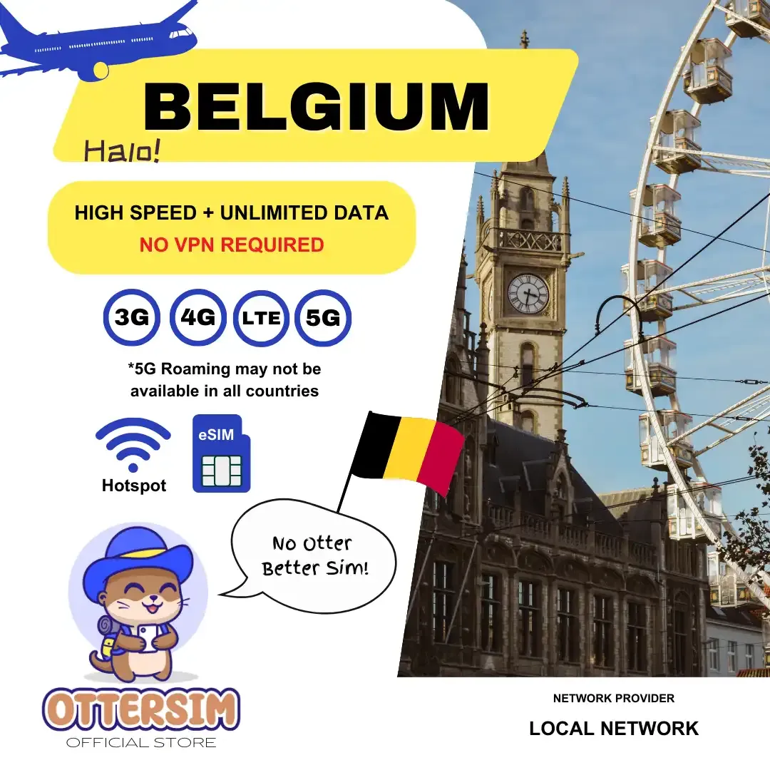 Ottersim eSIM - Belgium