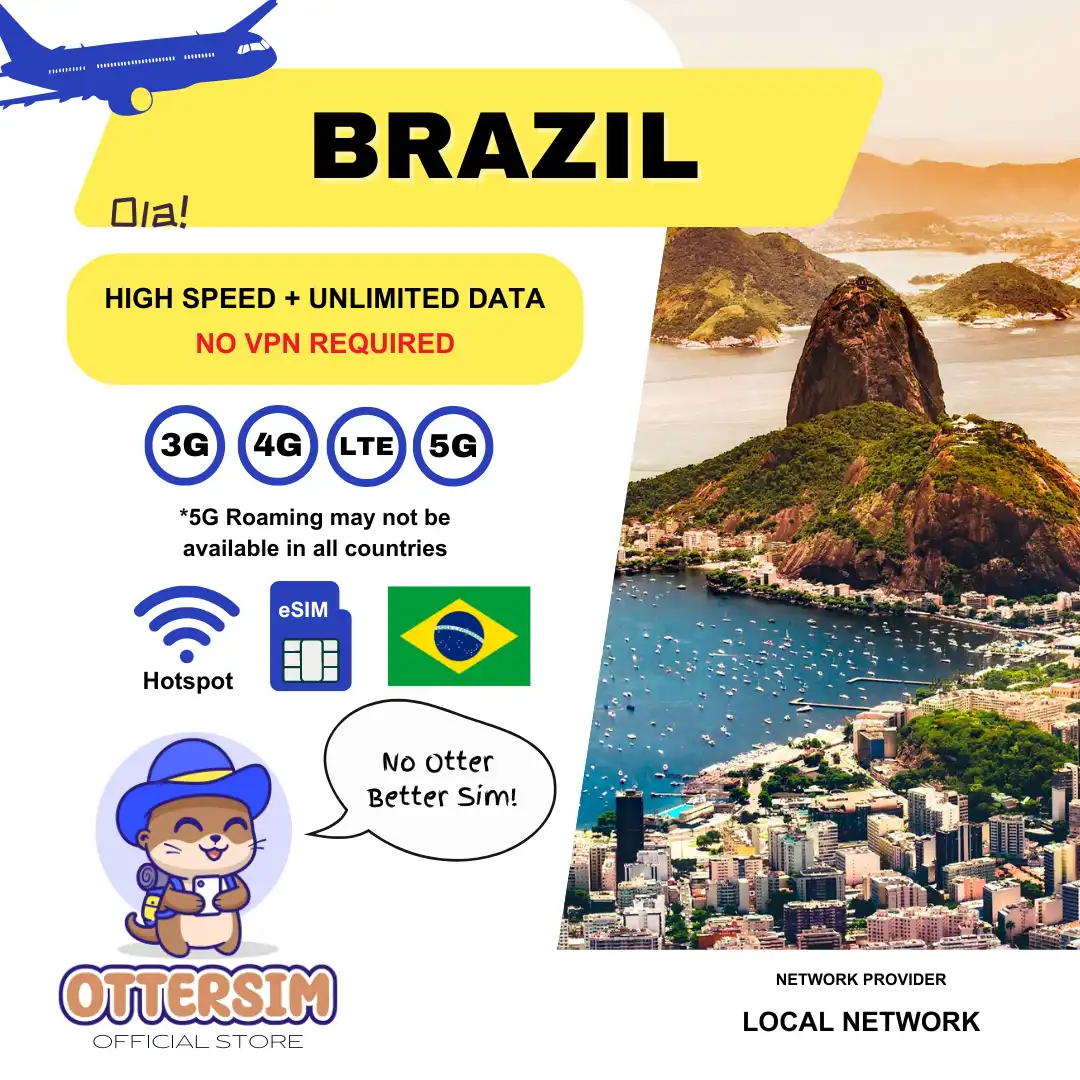 Ottersim eSIM - Brazil