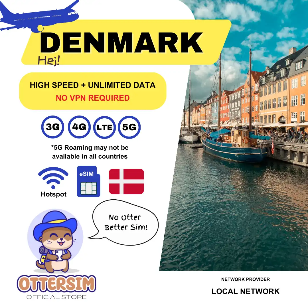 Ottersim eSIM - Denmark