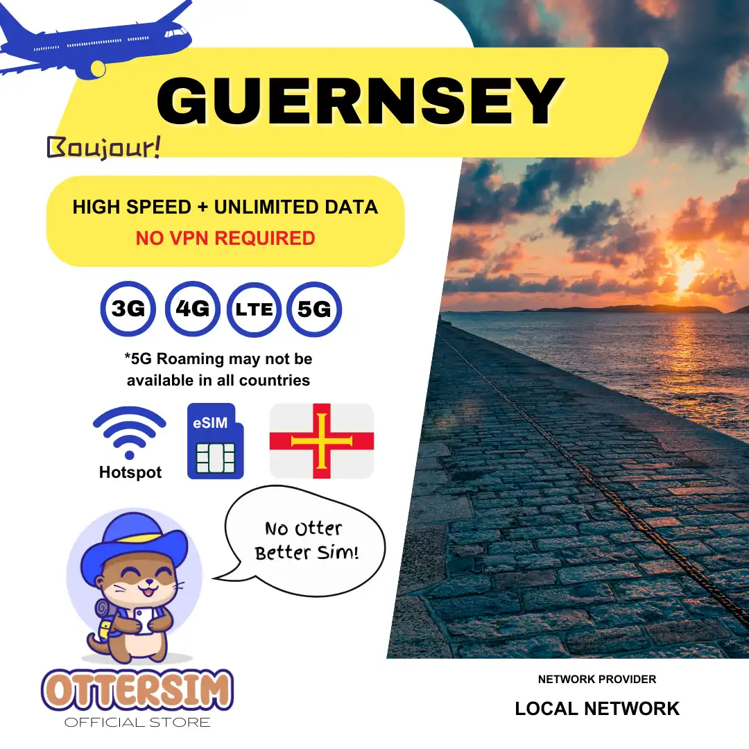 Ottersim eSIM - Guernsey
