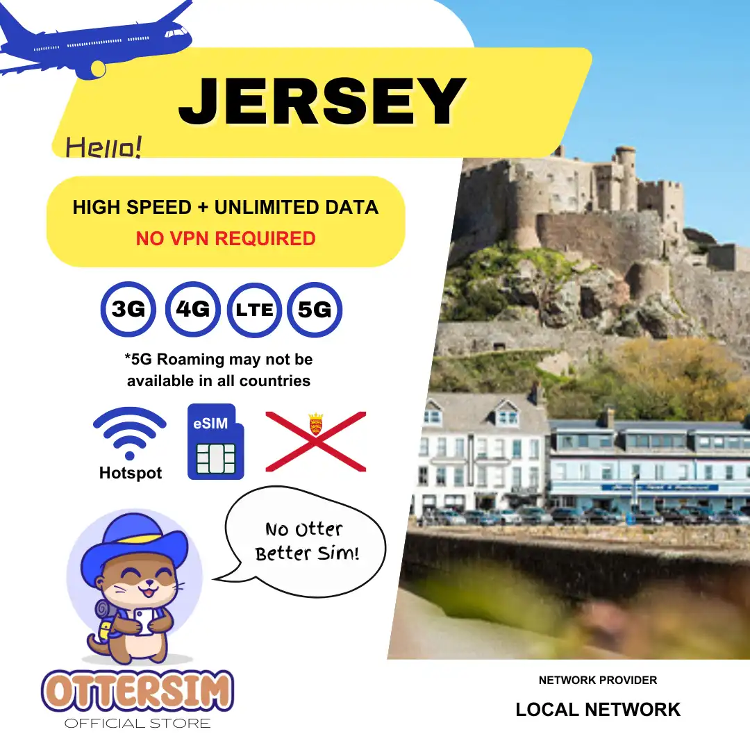 Ottersim eSIM - Jersey