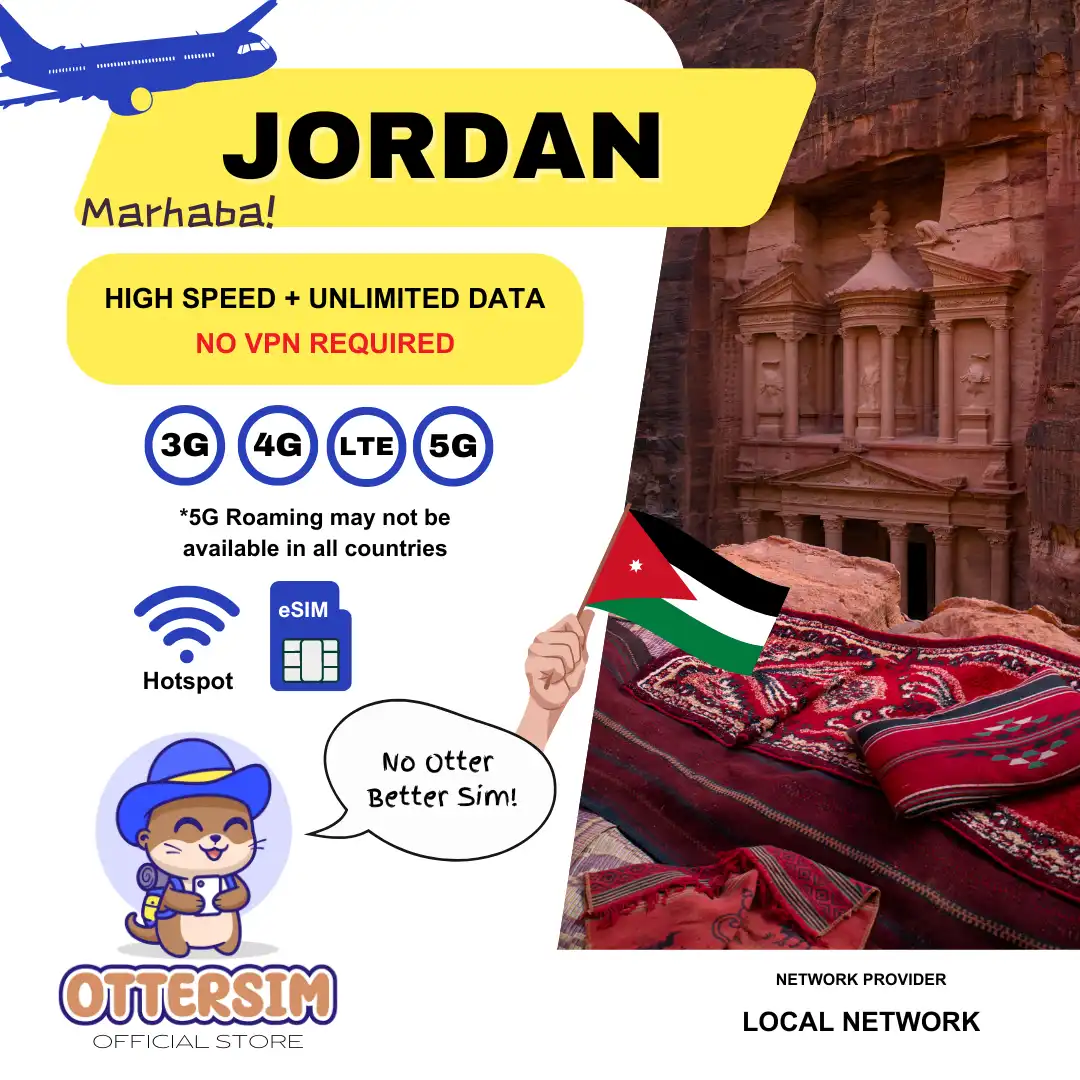 Ottersim eSIM - Jordan