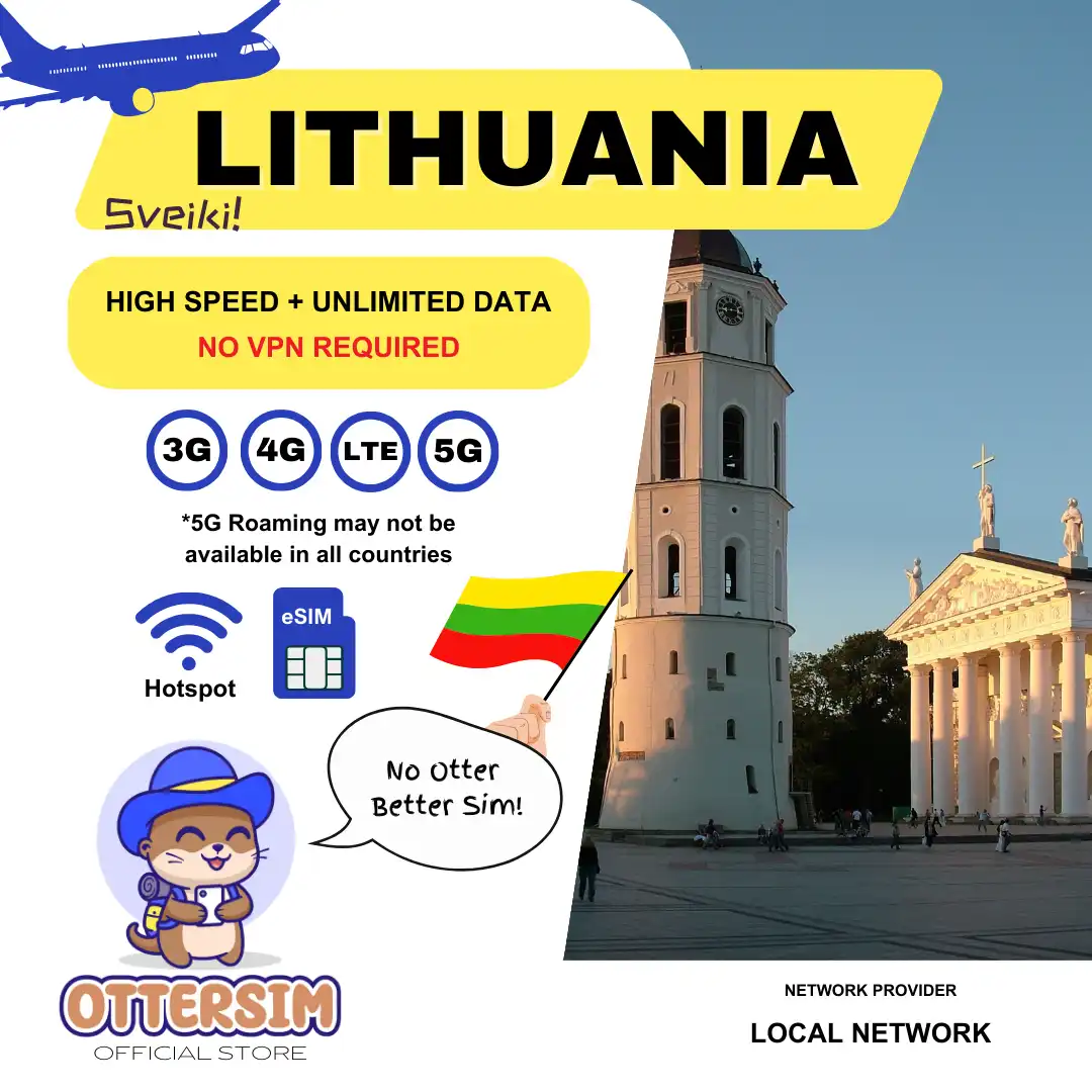 Ottersim eSIM - Lithuania