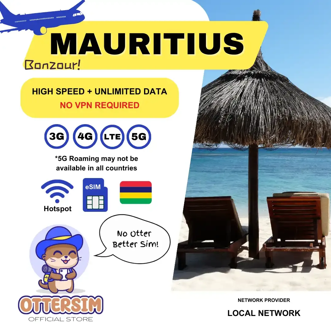 Ottersim eSIM - Mauritius