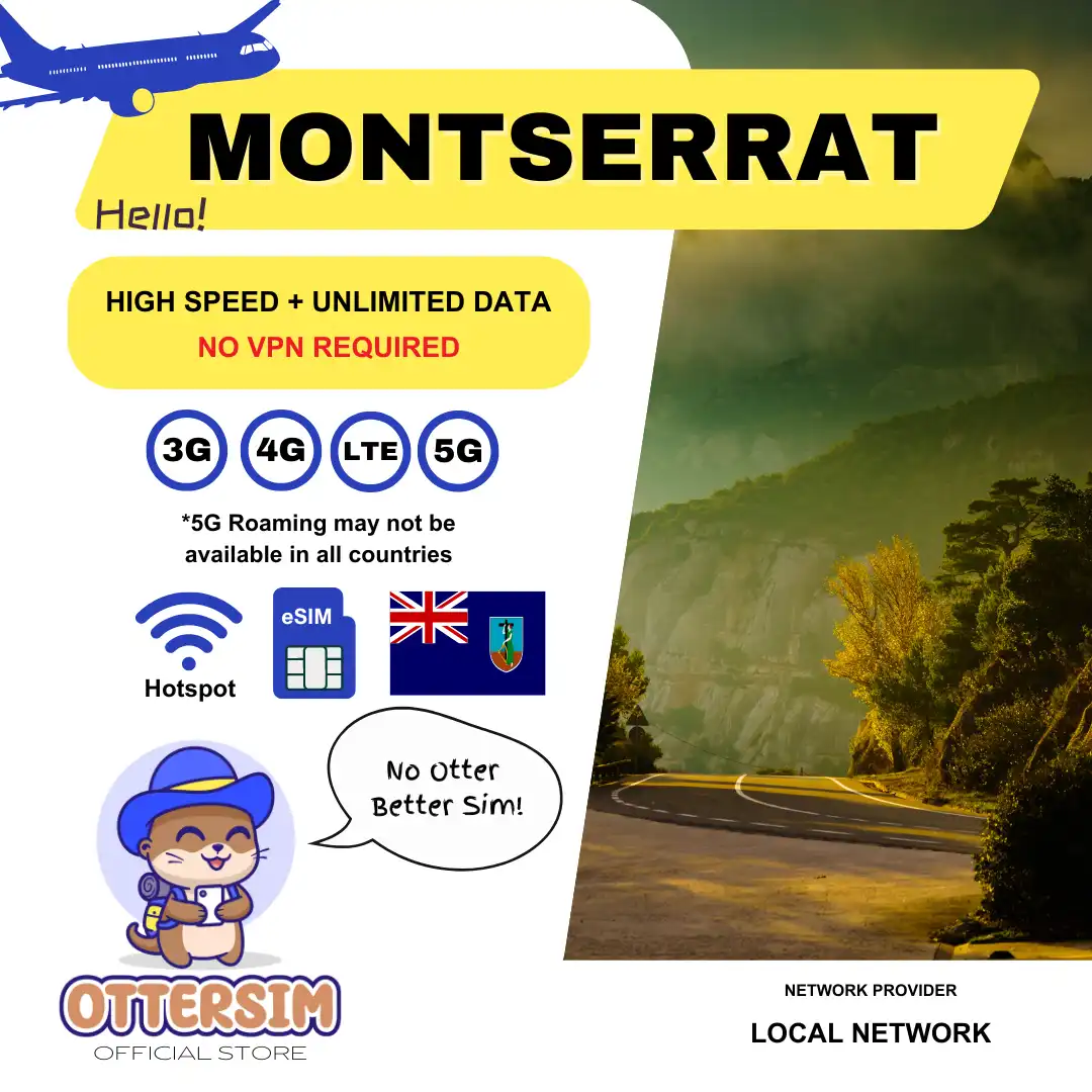 Ottersim eSIM - Montserrat