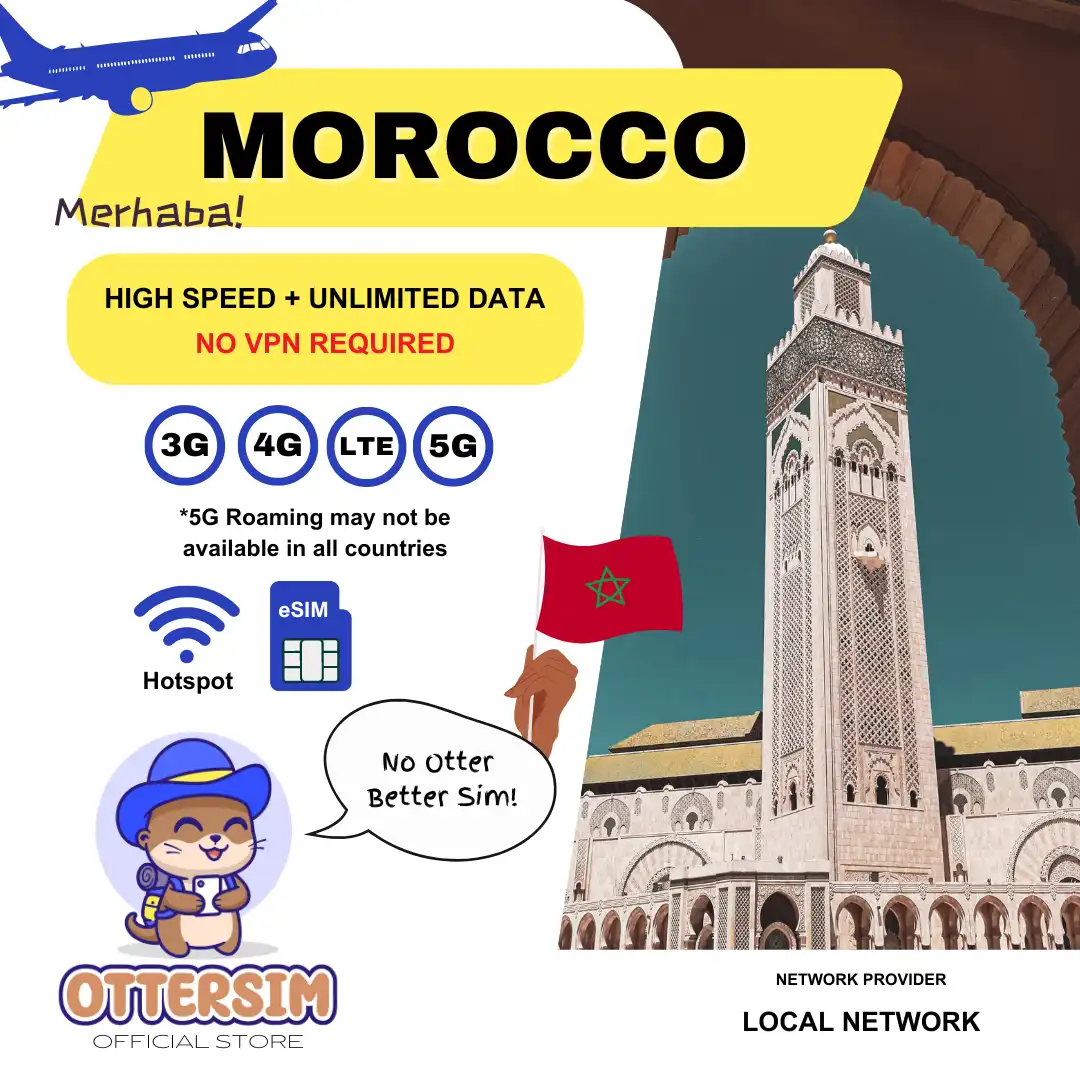 Ottersim eSIM - Morocco