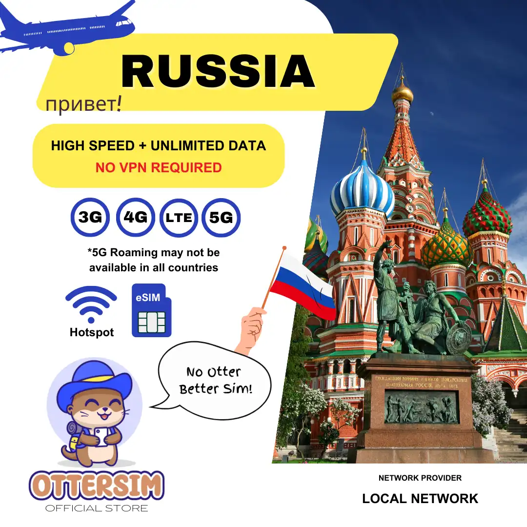 Ottersim eSIM - Russia