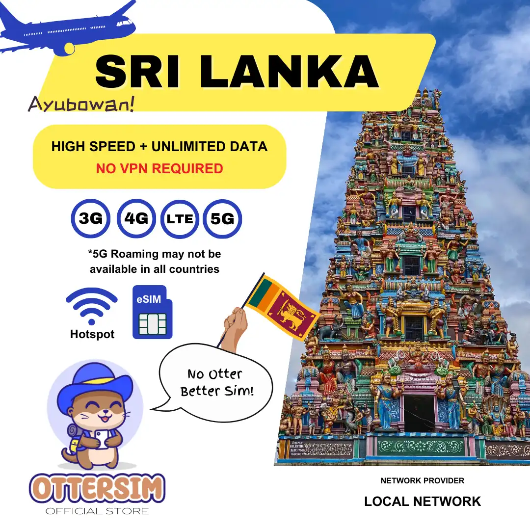 Ottersim eSIM - Sri Lanka