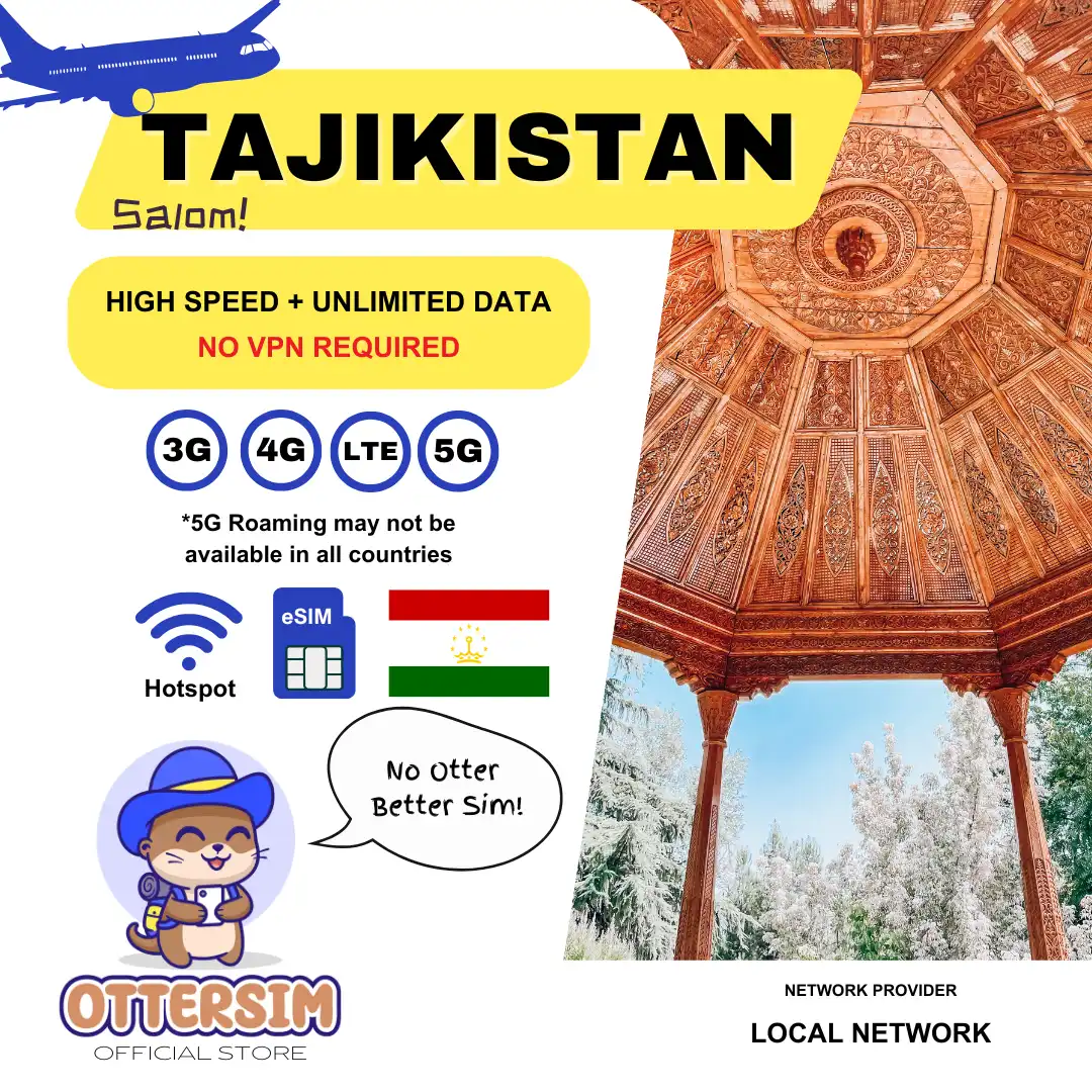 Ottersim eSIM - Tajikistan