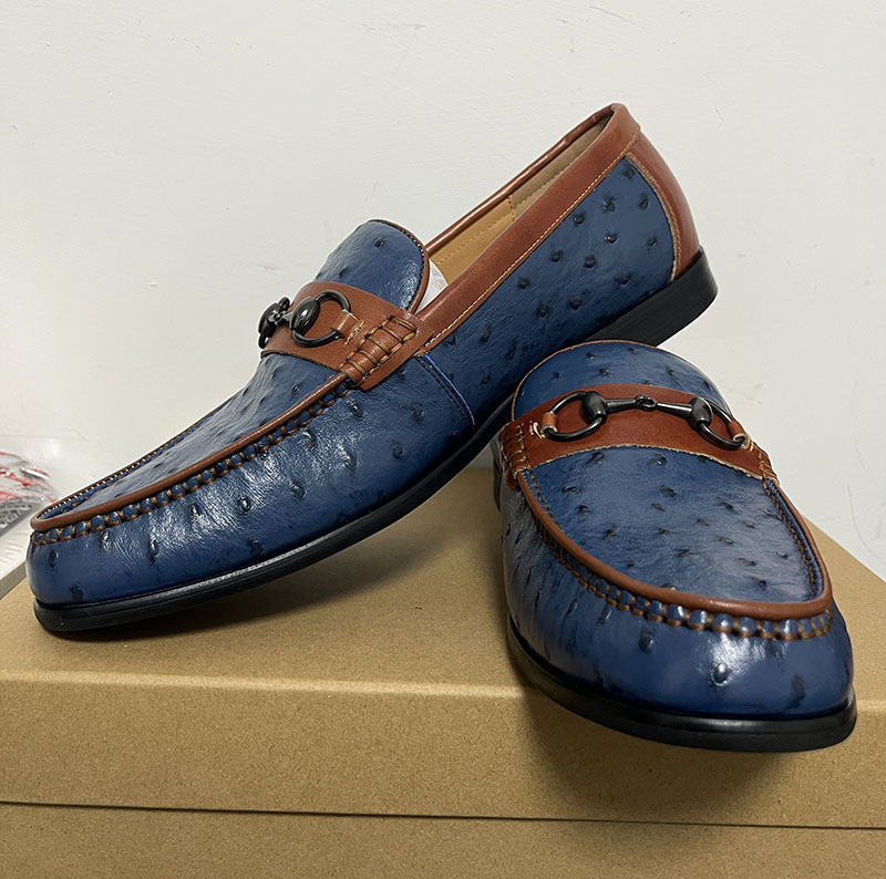 GUYSTEP™Men's Casual Metal Buckle Genuine Leather Loafers