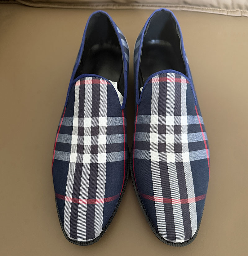 [Copy]Men’s Luxury Two-Tone Leather Brogue Oxford Shoes
