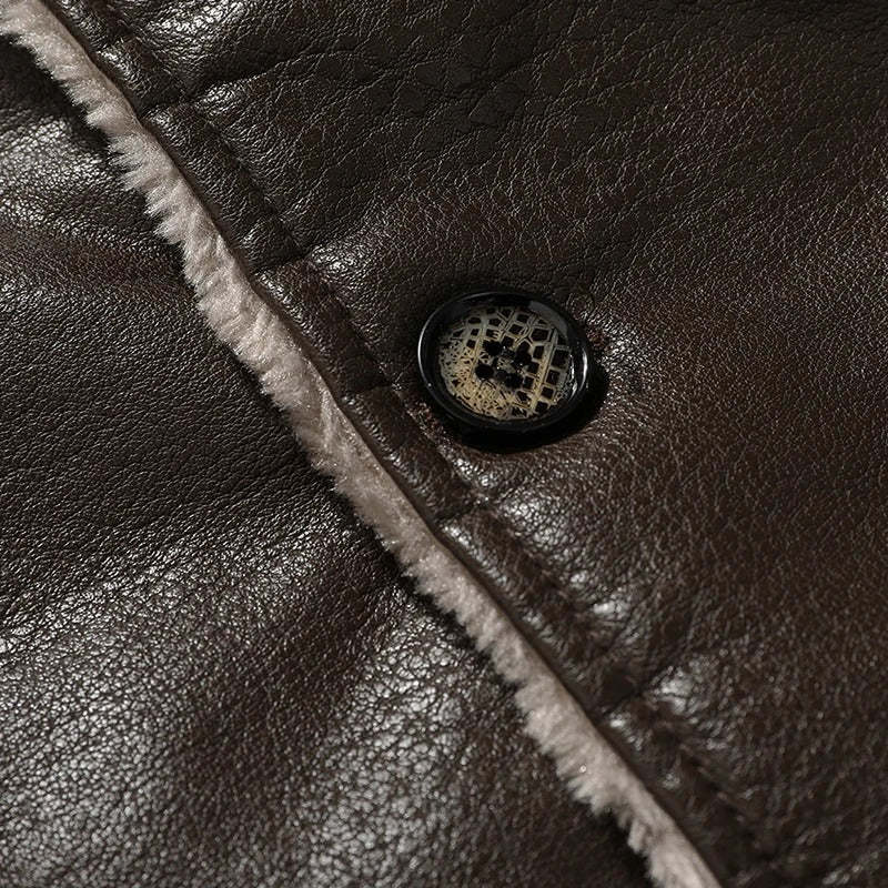 Enrico Leather Coat VES - No.76