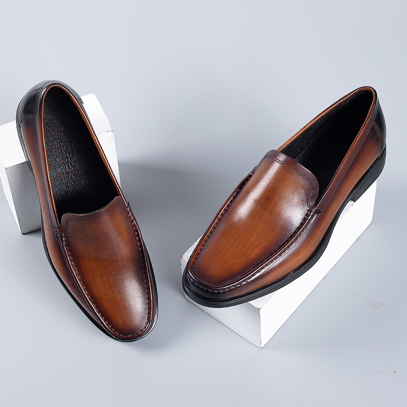 Men's Casual Slip-On Genuine Leather Loafers