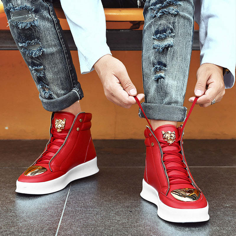 Men's high top trendy cool casual shoes