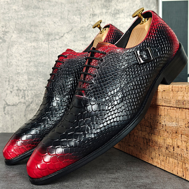 GUYSTEP™High-grade handmade cowhide all-match business formal leather shoes