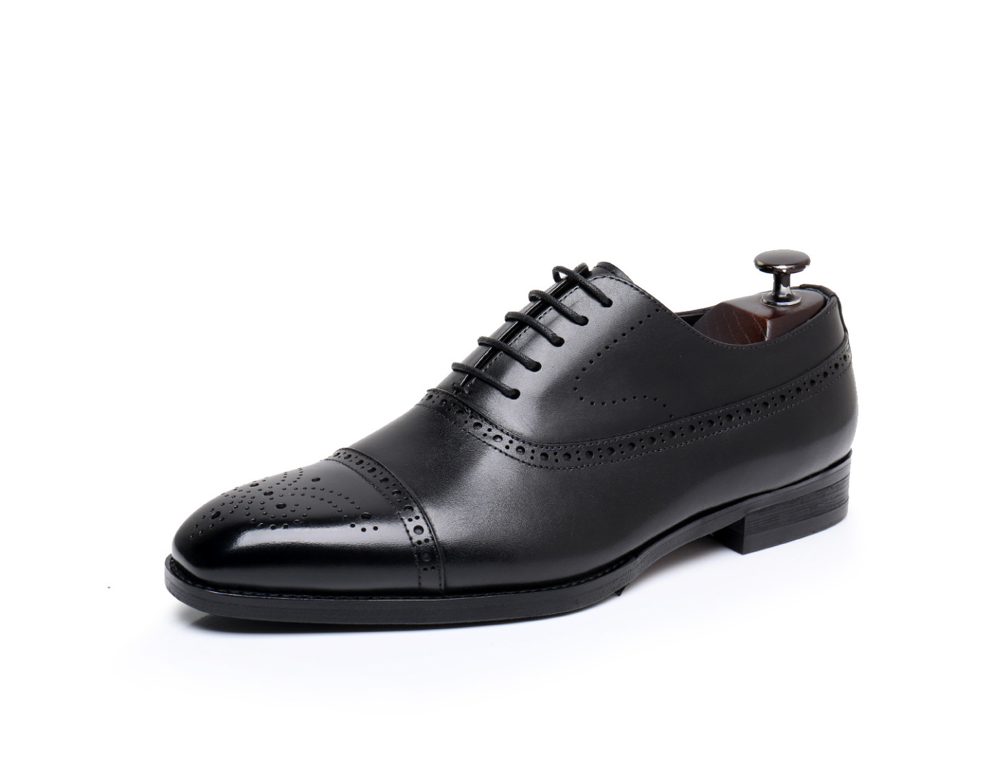 GUYSTEP-Men's classic Oxford brogues dress shoes