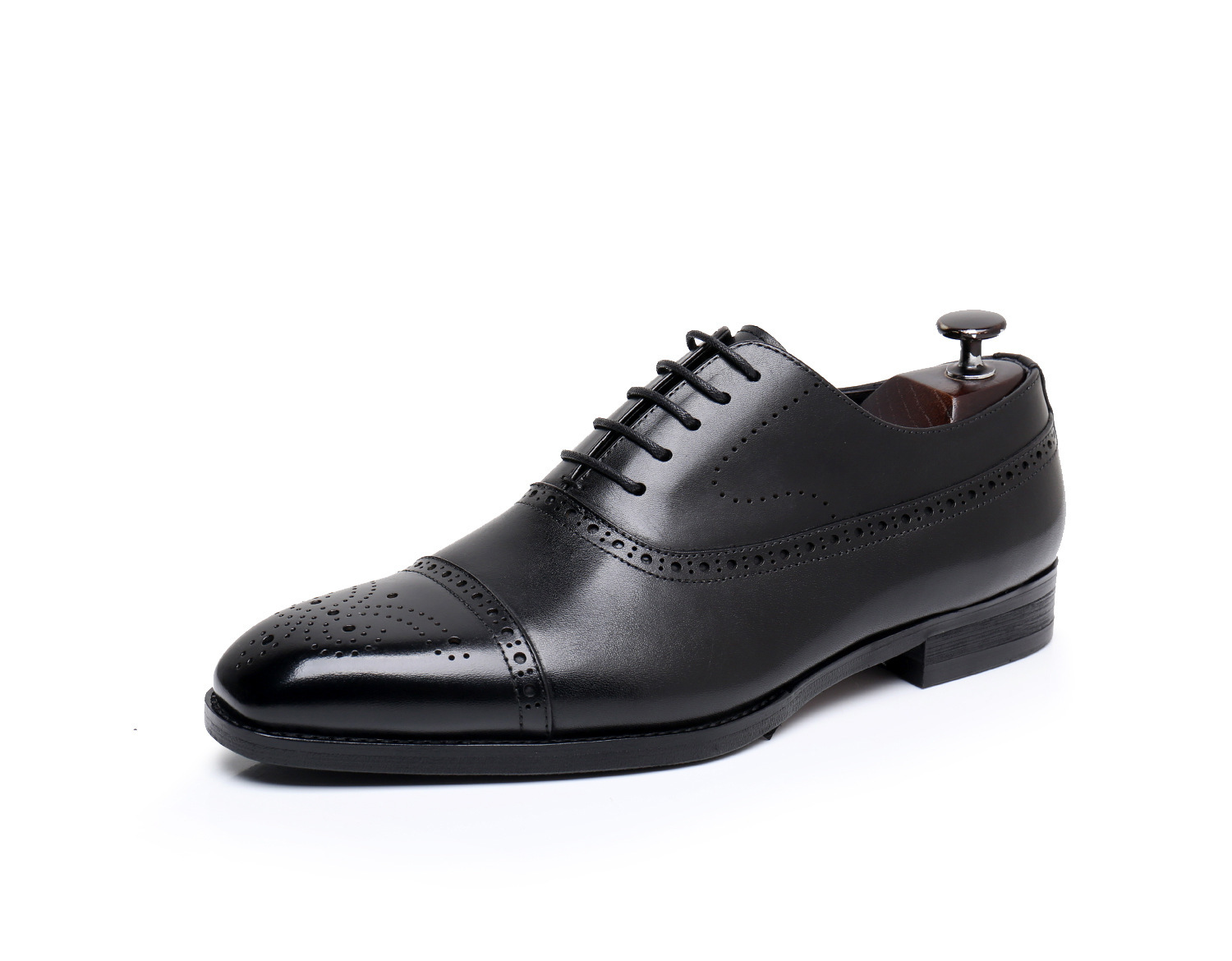 GUYSTEP-Men's classic Oxford brogues dress shoes
