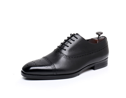 GUYSTEP-Men's classic Oxford brogues dress shoes