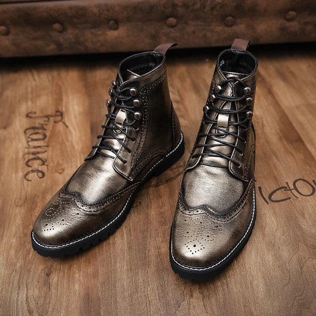 Handmade Mens Leather Plus Size 38~48 Designer Autumn Winter Snow Boots for Men Luxury Casual Brand Male Dress Shoes Footwear