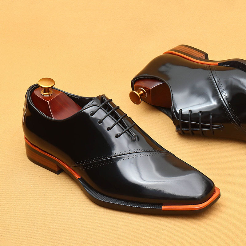 Men's Genuine Leather Business Formal Oxford Shoes
