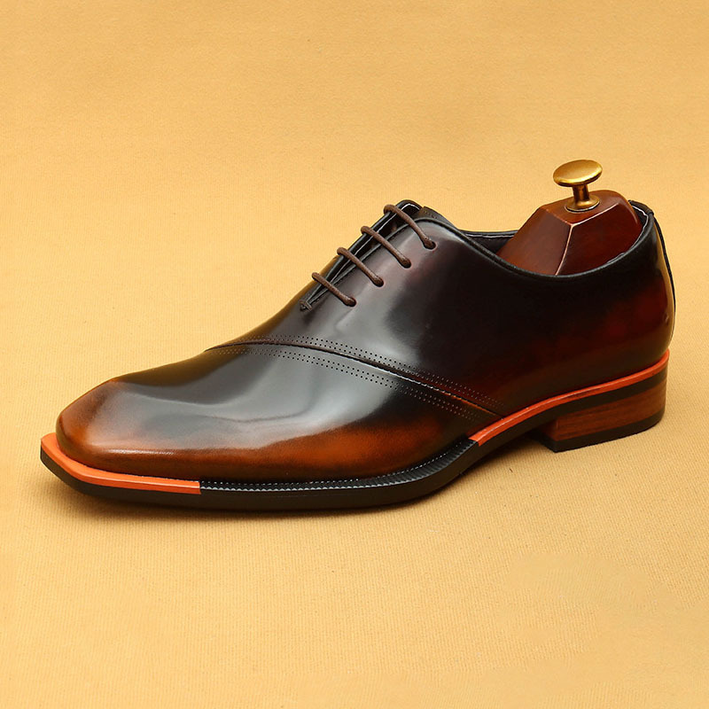 Men's Genuine Leather Business Formal Oxford Shoes