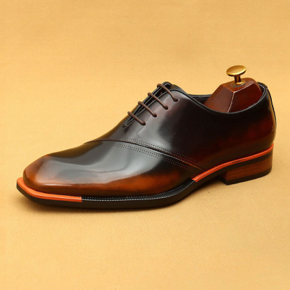 Men's Genuine Leather Business Formal Oxford Shoes