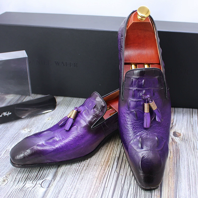 [Copy]Men's Large Size Corduroy Loafers