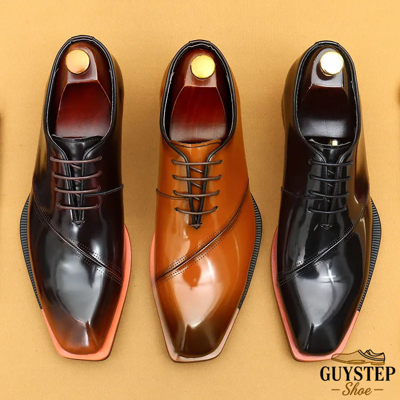 GUYSTEP™Men's Genuine Leather Business Formal Oxford Shoes