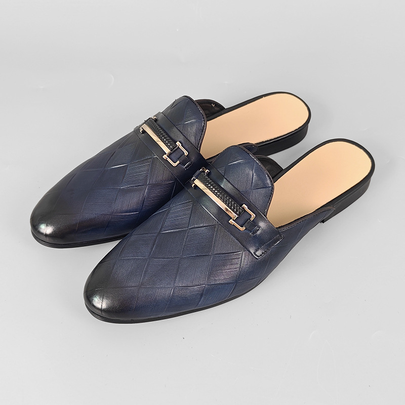 Men's Comfortable Genuine Leather Mules for Summer