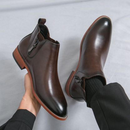 Men's Stylish British-Style Vintage Chelsea Ankle Boots