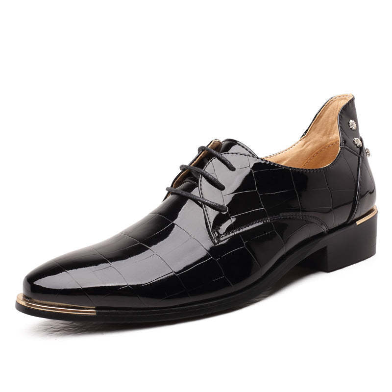 Fall fashion new size men's leather shoes